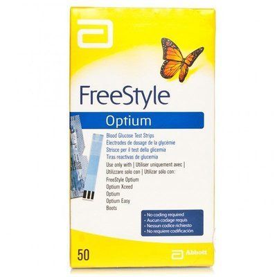 Тест-полоски FreeStyle Optium (ФриСтайл Оптиум), 50 шт 1943728553 фото
