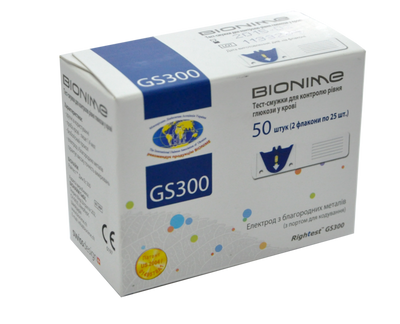 Тест-смужки GS300 Bionime Rightest (50 шт.) 1944509896 фото