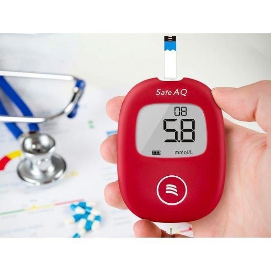 Глюкометр SINOCARE Safe AQ Smart + 25 тест-полосок 1962584487 фото