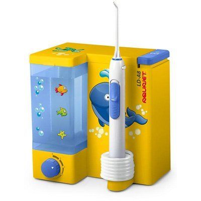Ирригатор полости рта желтый AQUAJET LD-A8 1943729563 фото