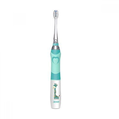 Детская электрическая звуковая зубная щетка Seago SG977 Sonic, Green 1944509929 фото