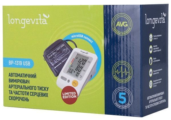 Автоматический тонометр с USB Longevita BP-1319 1944510002 фото